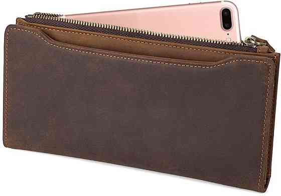 Гаманець шкіряний Коричневий (Vintage) Київ