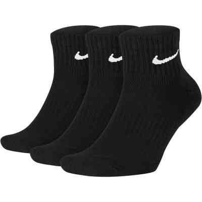 Шкарпетки Nike U NK EVERYDAY CUSH ANKLE 3PR SX7667-010 38-42 3 пари Чорні (888407234309) Вінниця