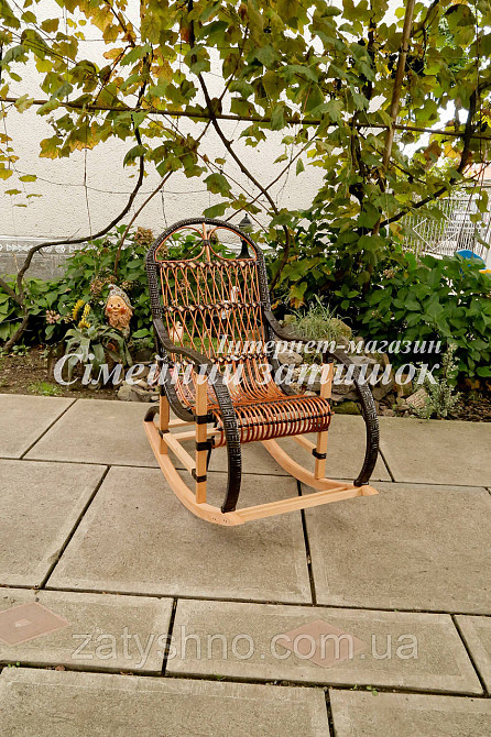 Гойдалка з лози плетена Київ - фото 2
