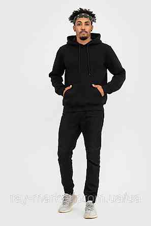 Набір чоловічий худі утеплене 2шт RAY BASIC Темно-синій/ Чорний (U0401M-Navy Blue-Black) L Київ