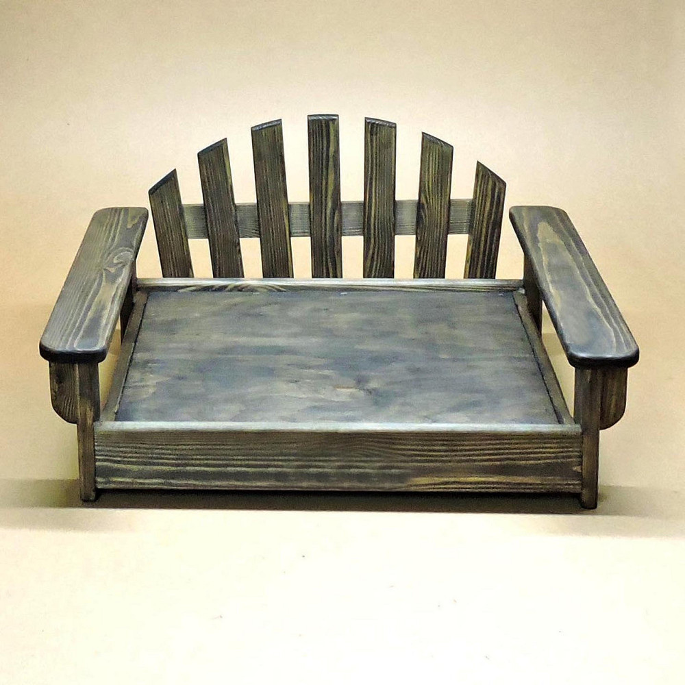 Лежак деревянный для собаки 