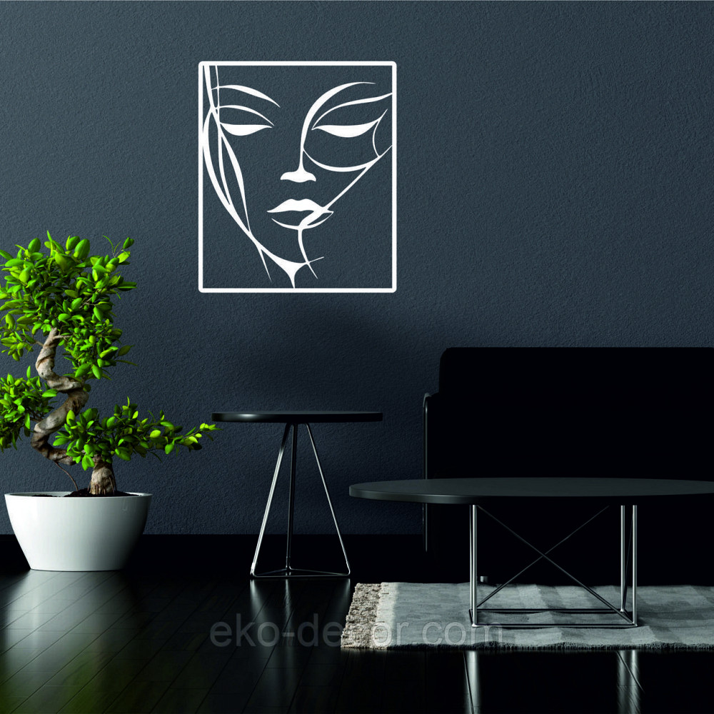 Декоративне настінне 3D Панно «Жіночий Образ», Декор на стіну з об'ємом Київ - фото 2