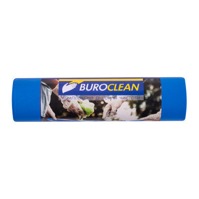 Пакети для сміття Buroclean EuroStandart міцні сині 240 л 5 шт. (4823078977953) Вінниця - фото 1