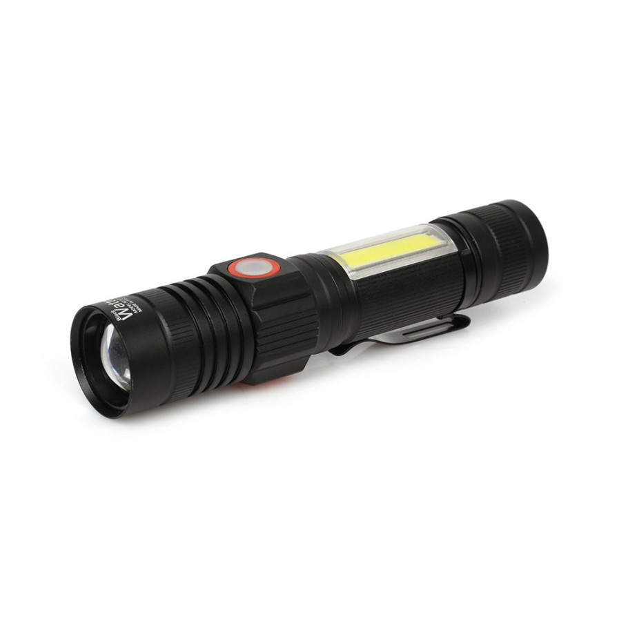 Широкоугольный светодиодный фонарик на 6000K, фонарь ручной аккумуляторный WATTON WT-601 Каменец-Подольский - изображение 8