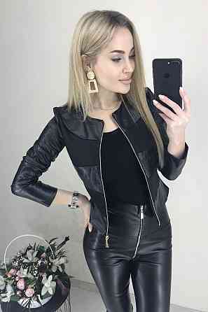 Женская легкая куртка кожаная Nika Киев