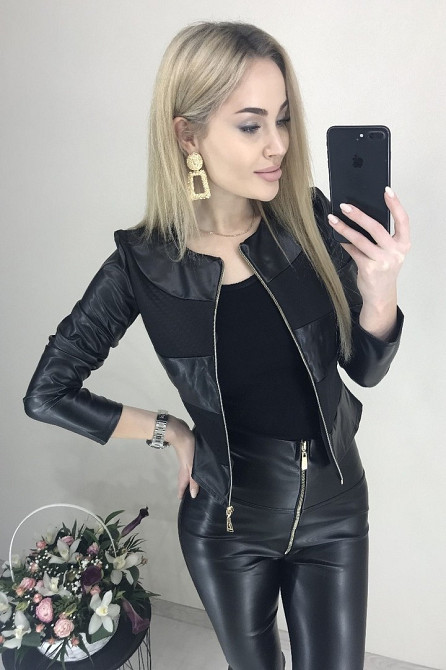Женская легкая куртка кожаная Nika Киев - изображение 3