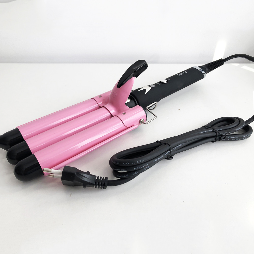 Багатофункціональні плойки для волосся GEMEI GM-1956-25 тройная Щипці для волосся об'ємної зачіски TD-18 Львів - фото 12