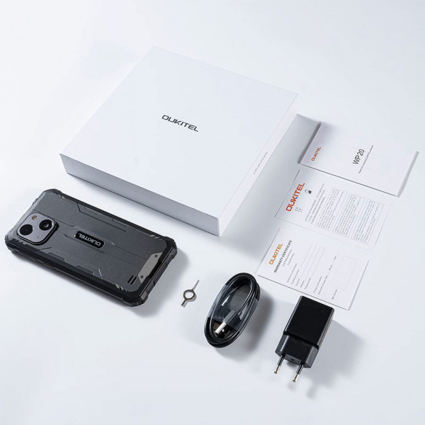 Смартфон Oukitel WP20 5.93" HD+ /4 GB / 32 GB / MTK Helio A22 / 6300 mAh / 13+5 Мп / IP69K / Green (6931940710657) Київ - фото 9