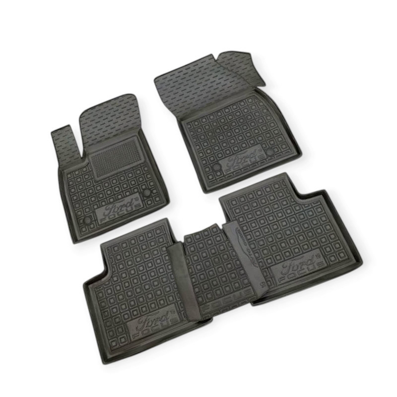 Килимки Форд focus iv 2018-> борт 2,5 см, з перемичкою салону Мукачево - фото 1