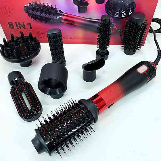 Фени стайлери для волосся VGR 8 в 1 V-488, Фен з різними насадками для укладання, Фен брашинг XB-71 Івано-Франківськ