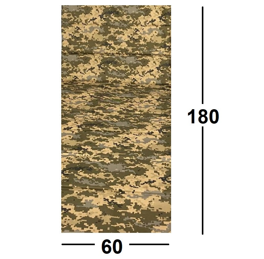 Тактичний каремат гармошка Ranger 180х60х1.2 см Б6577 Піксель Київ - фото 5