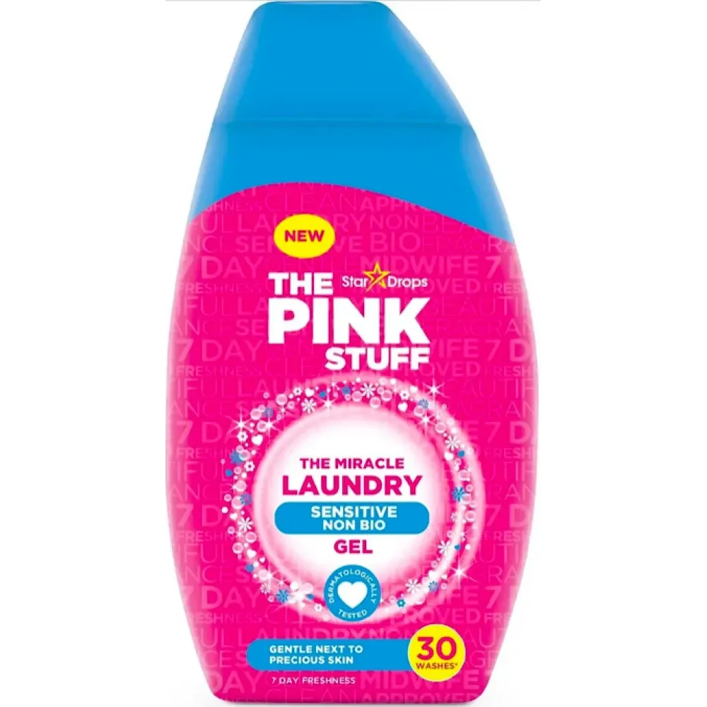 Гель для прання The Pink Stuff Miracle Laundry Sensitive Non Bio Gel 900 мл Львів - фото 1