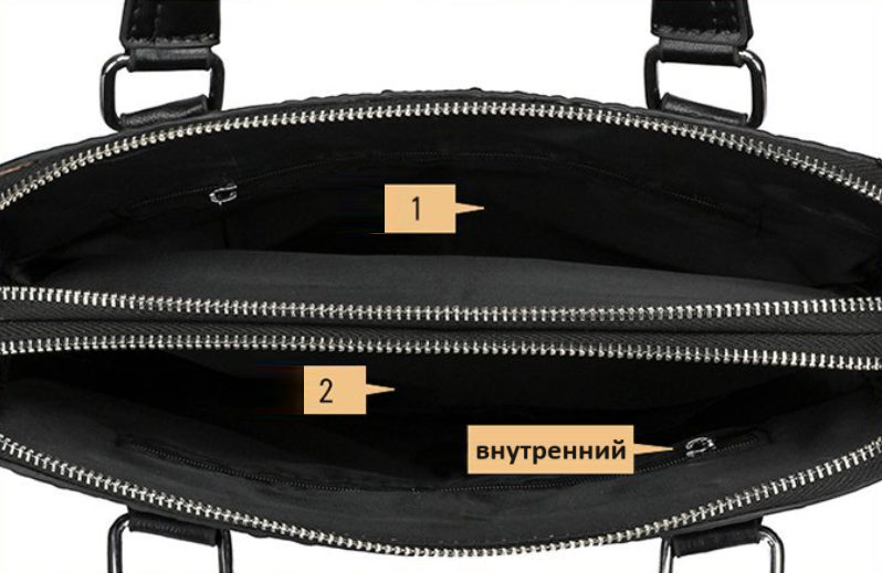 Чоловіча шкіряна сумка планшетка з ручками рептилія натуральна шкіра ( 28602 ) Харків - фото 14