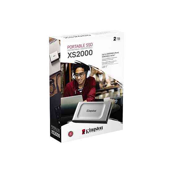 SSD Portable Kingston XS2000 2TB USB 3.2 Gen2 (2x2) Type-C IP55 3D NAND Київ