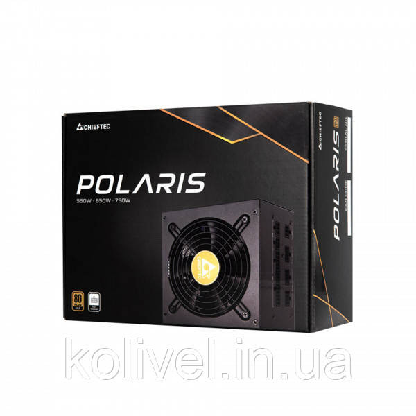 БЖ 550W Chieftec POLARIS PPS-550FC, 120 mm, 80+ GOLD, Cable management, retail (PPS-550FC) Киев - изображение 5