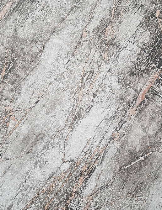 Шпалери вінілові на флізеліні AS creation Attico 1.06х10 під камінь мармур структурні сірі з бронзовим Київ - фото 1