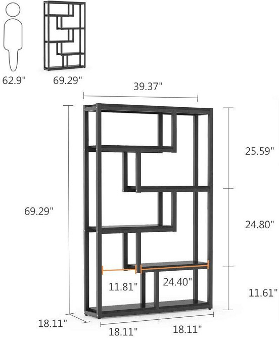 Книжковий стелаж "Екзюпері" венге Миколаїв - фото 4