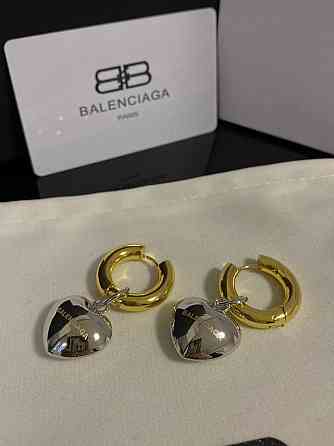 Balenciaga сережки посріблення / позолота 18 К Одеса