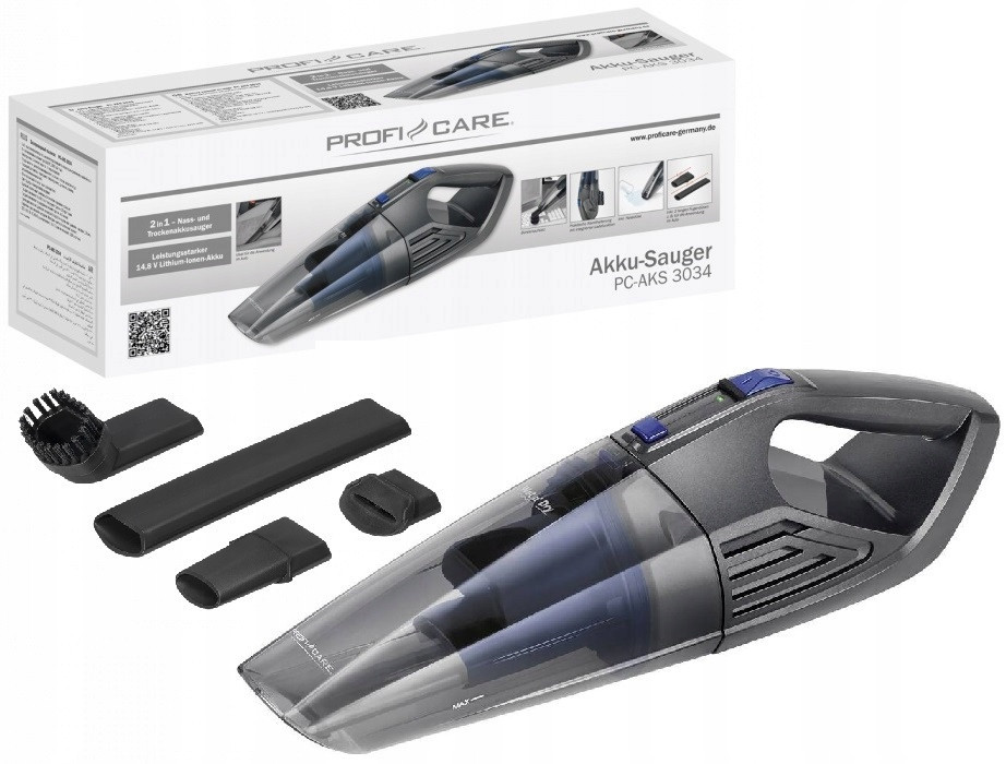Автомобильный пылесос 2в1 аккумуляторный с насадками Profi Care PC-AKS (3034) Нововолынск - изображение 1