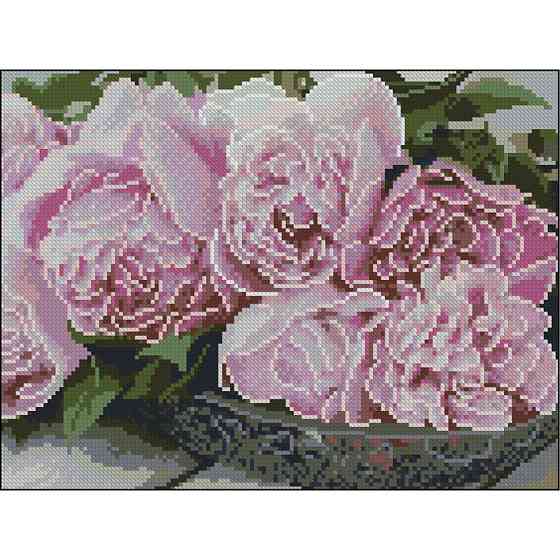 Алмазна мозаїка без підрамника "Букет" ZAV3040-17, 30х40 см Вінниця