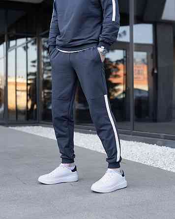 Демісезонний спортивний костюм Pobedov Black moon. Темно-сірий спортивний костюм для чоловіків Київ