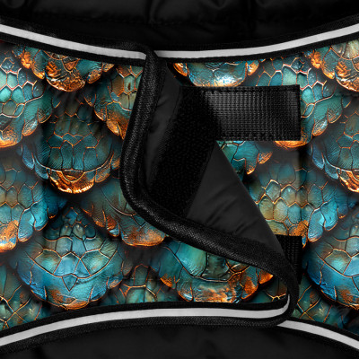 Курточка для тварин WAUDOG Clothes "Луска" XS А 26 см, B 33-41 см, С 18-26 см (502-0179) Вінниця - фото 3