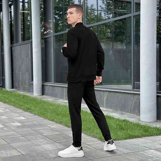 Чорний спортивний чоловічий костюм Pobedov Alpha. Комплект штани і кофта Київ