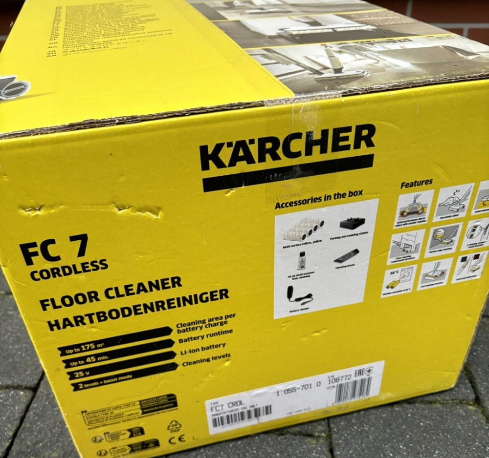 Электрошвабра KARCHER FC 7 Cordless (1.055-701.0) Харьков - изображение 2