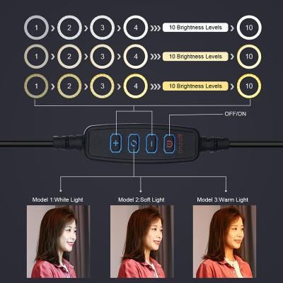 Набір блогера Puluz Ring USB LED lamp PKT3058B 4.7&quot; + tripod 12 см (PKT3058B) Вінниця - фото 4