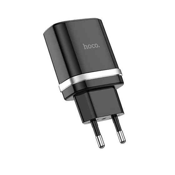 Мережевий зарядний пристрій HOCO C12Q Smart QC3.0 charger 18W Black Киев