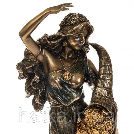 Статуетка Veronese Фортуна богиня щастя і удачі 27х9 см полістоун із бронзовим покриттям 75416A4 Київ - фото 2