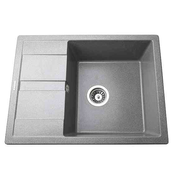 Гранитная мойка Mira ONZA серый 650 х 500 мм (000028978) Киев