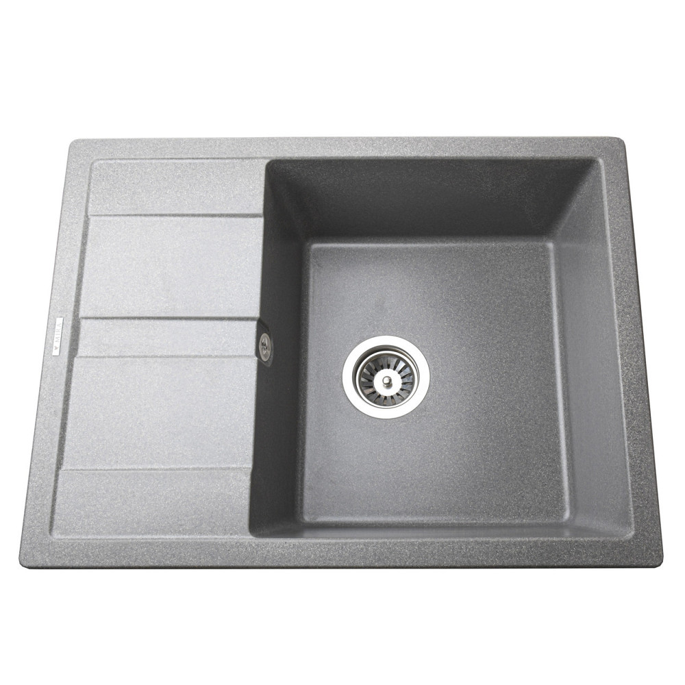 Гранітна мийка Mira ONZA сірий 650 х 500 мм (000028978) Київ - фото 1