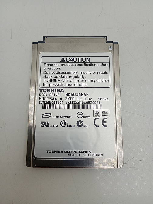 Жорсткий диск HDD 1.8