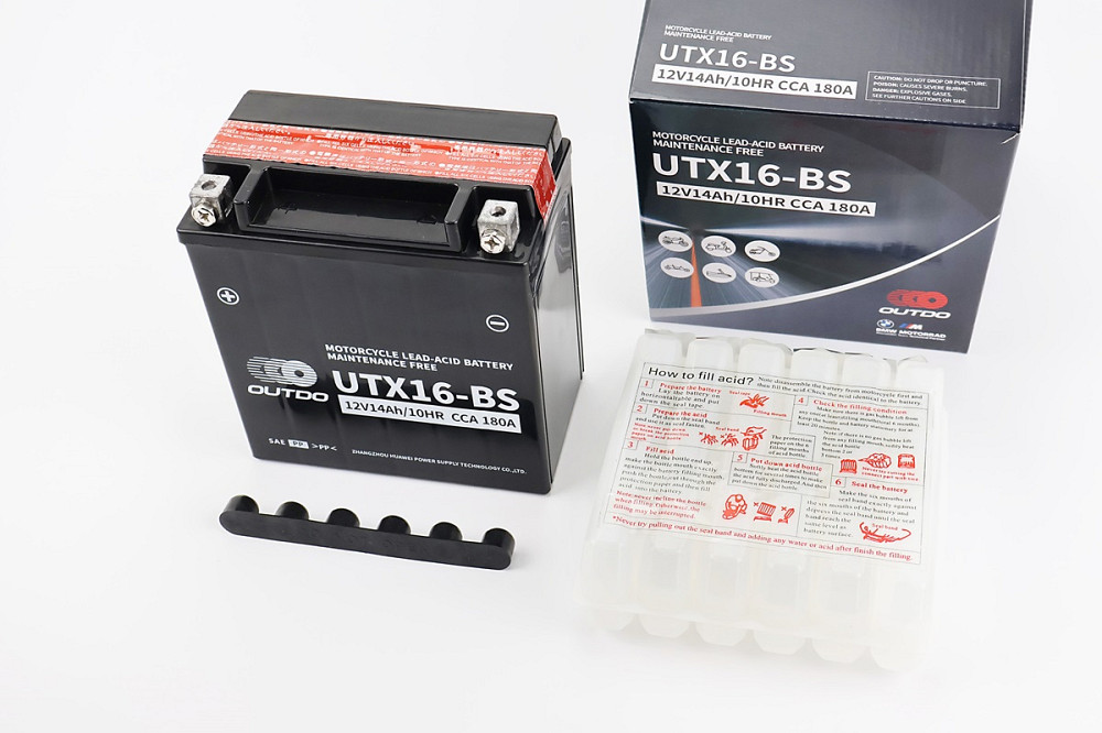 Акумулятор 12V14Ah UTX16-BS кислотний (L145*W85*H160mm) Бершадь - изображение 1