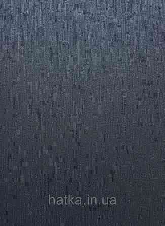 Обои виниловые на флизелиновой основе Rasch Incanto 1.06х10 однотонные тонкая полоска с глянцем черно синие Киев