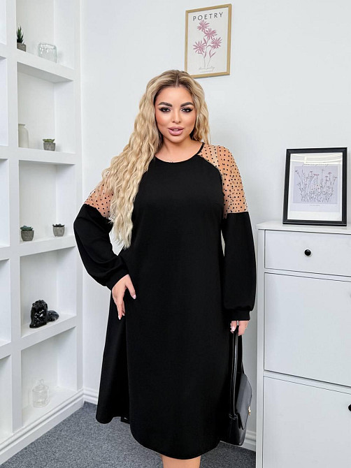 Женское платье со вставками из сеточки Одесса - изображение 1