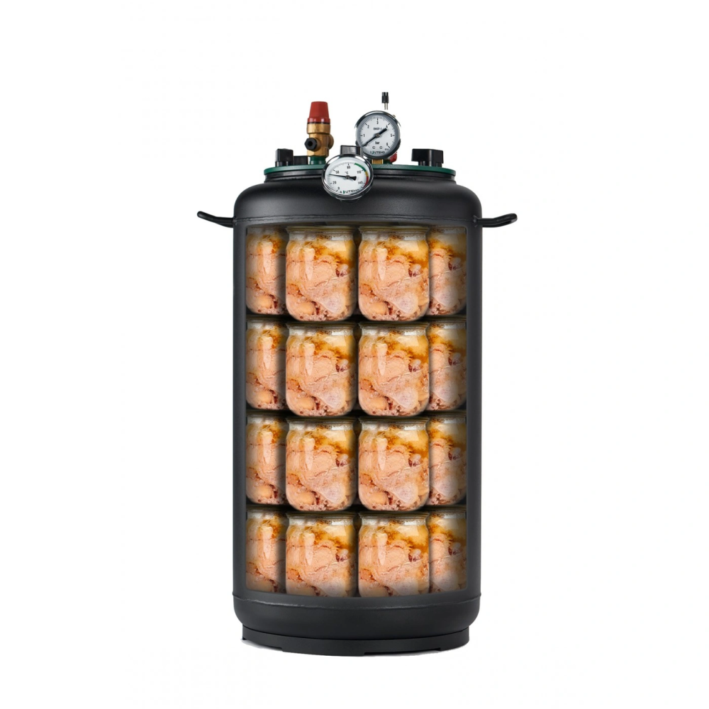 Автоклав бытовой УТех-32 на 32 банки стальной для консервирования домашний Киев - изображение 2