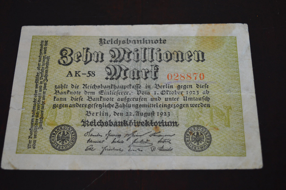 Германия, 10000000 марок (10 миллионов), 1923 г (028870) Полтава - изображение 1