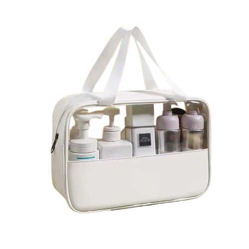 Набор косметичек женских 3 шт, для душа, белые, прозрачные Каменец-Подольский