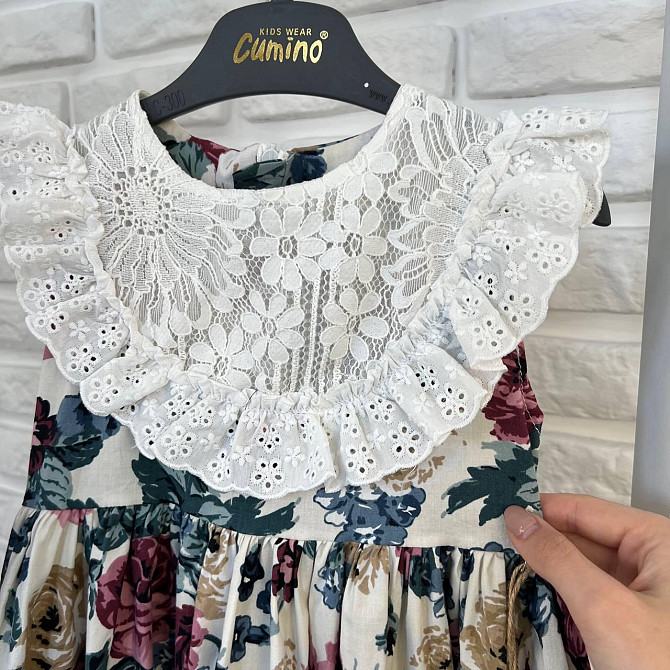 Дитяча Сукня з Сумочкою Cumino Turkey Біла 2 роки (86-92см) пакунок малюка Киев - изображение 7