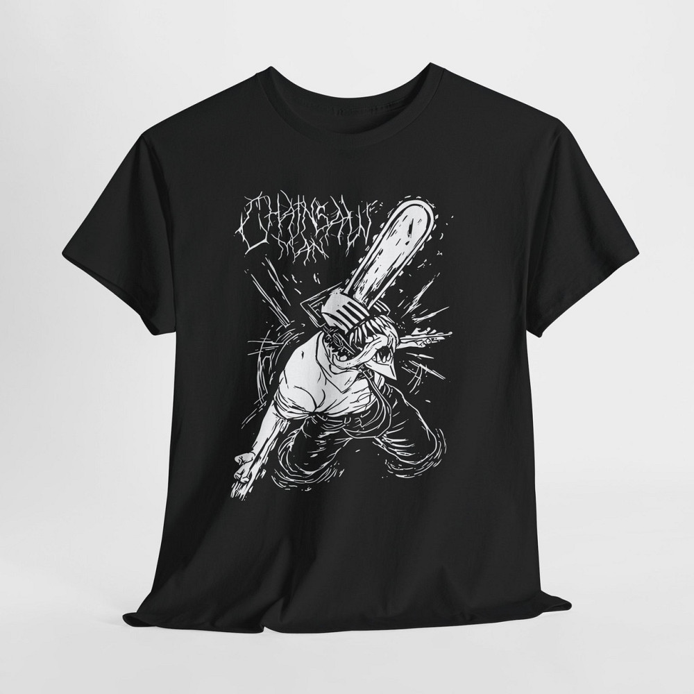 Футболка для мальчика аниме Человек-бензопила оверсайз (рост от 165 до 180 ) Черний AnimeJ0632m Днепр - изображение 5