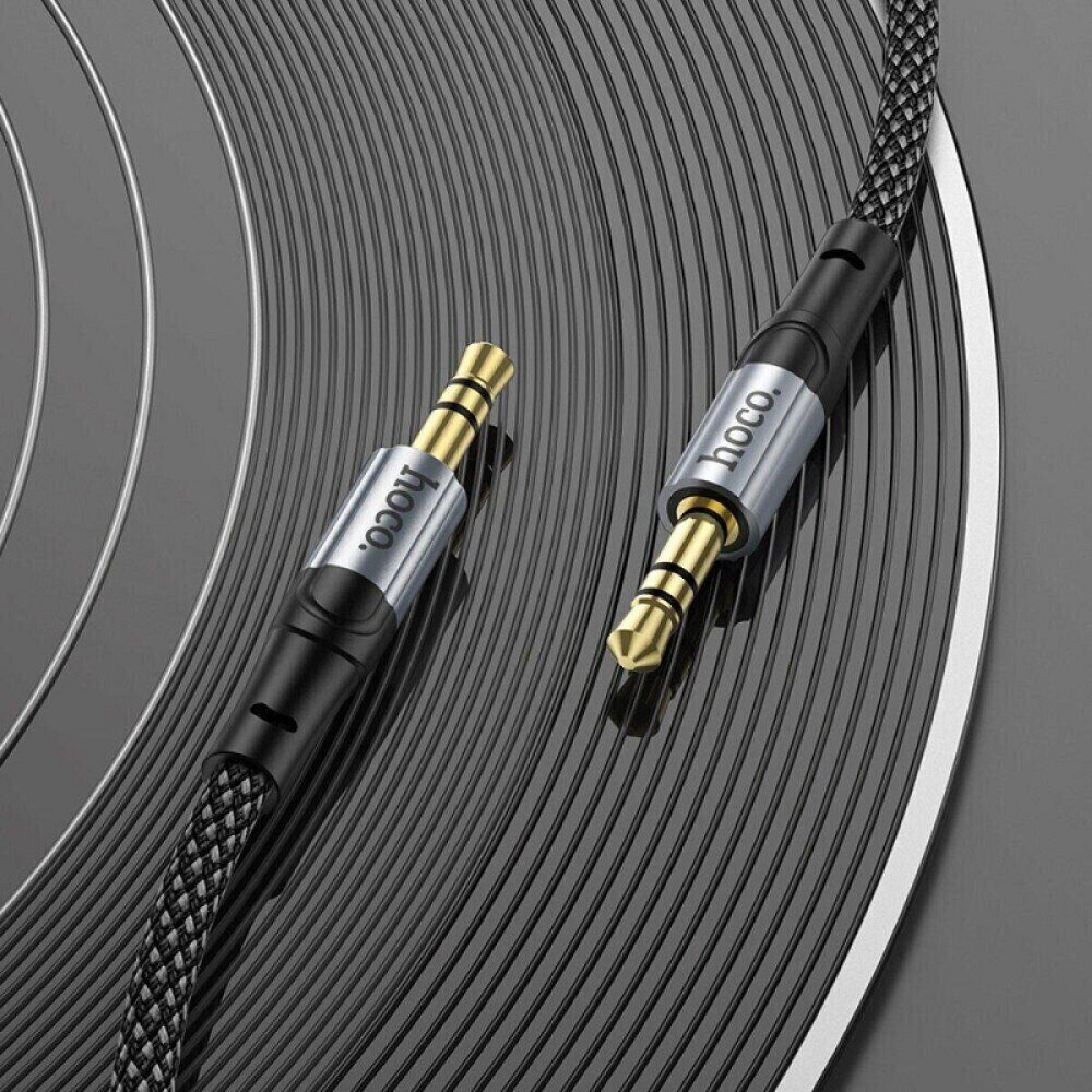 Аудiо кабель HOCO UPA26 AUX Fresh audio cable, 1m Black 6942007608800 Одеса - фото 6
