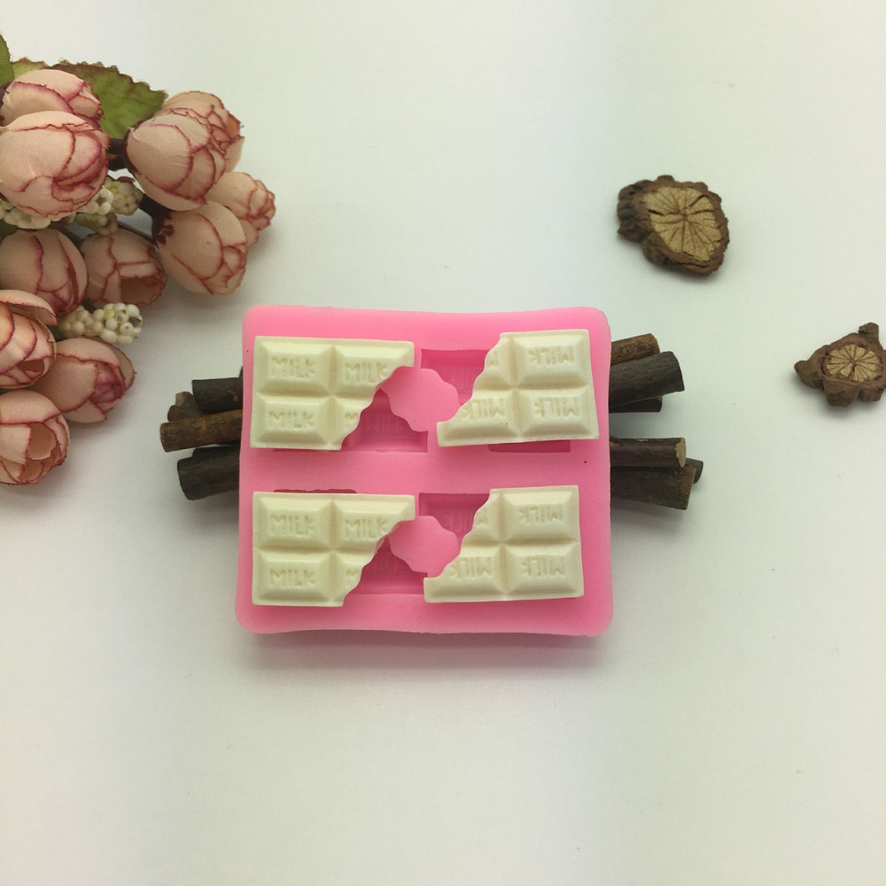 Молд силиконовый Шоколад 63 на 72 мм розовый Киев - изображение 12