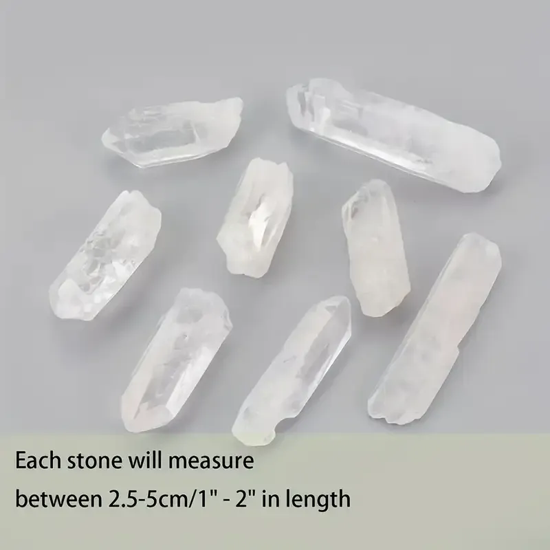 Набір з 5 кристалів гірського кришталю (необроблені кластери кварцу) — для декору, езотерики, медита Київ - фото 4