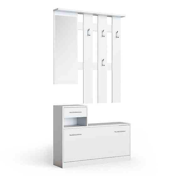 Прихожая с зеркалом Doros Alice 100х25х182,9 см Белый (DRS-011330) Львов