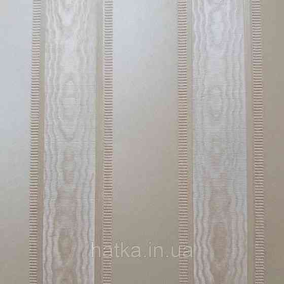 Шпалери вінілові на паперовій основі Sirpi Italian Silk 7 смуги структурні кремові сріблясті Київ