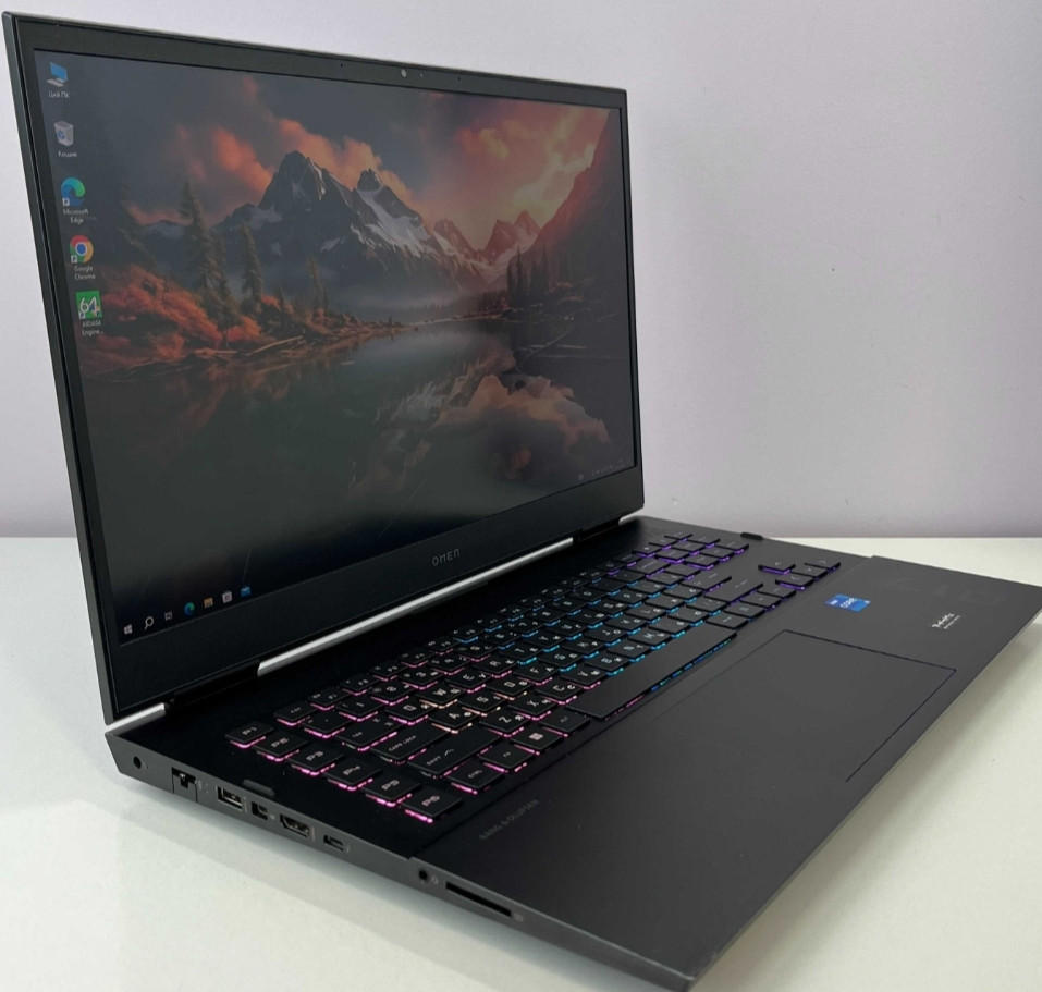 Ноутбук HP OMEN 17 i5-11400H RTX 3060 6Gb 130W 144Hz RAM 16 Gb SSD 512Gb. Київ - фото 4