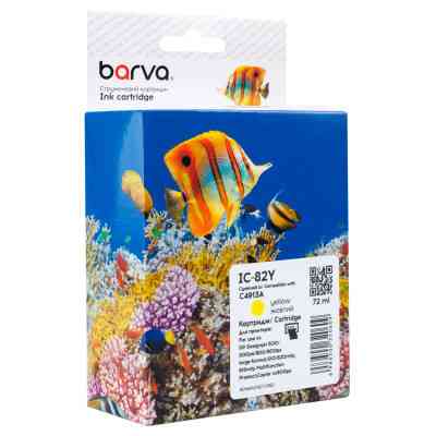 Картридж Barva HP 82 (C4913A) 1400 арк, Yellow (IC-82Y) Винница