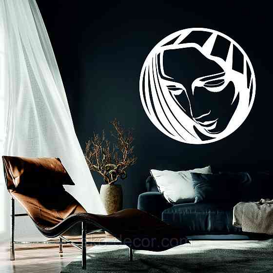 Декоративне настінне Панно «Соневидаття Матір», Декор на стіну 90*90 см, Білий Київ